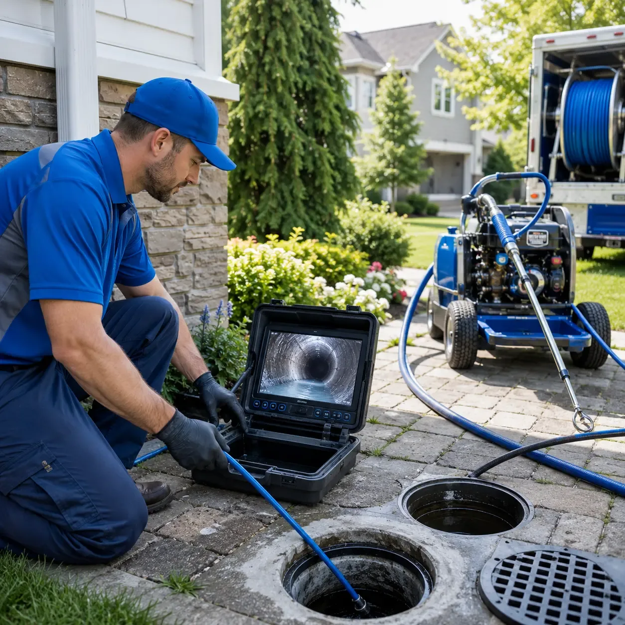 Outdoor drain cleaning professionals serving Marstons Mills, MA